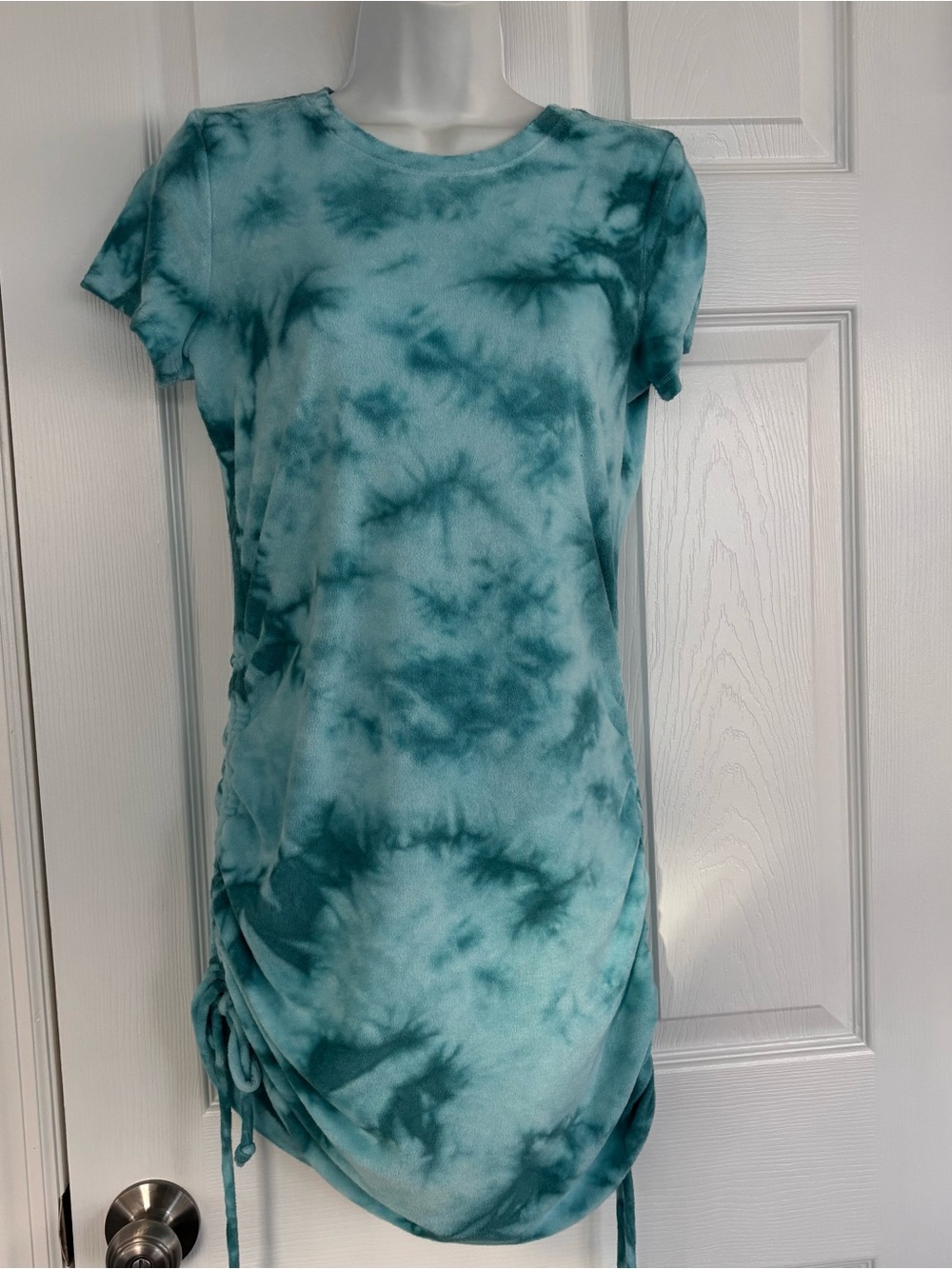 PINK Victoria's Secret Teal Tie-Dye Mini Dress